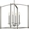 Progress Lighting Winslett Collection Brushed Nickel Four-Light Foyer P500240-009 - alternate 1